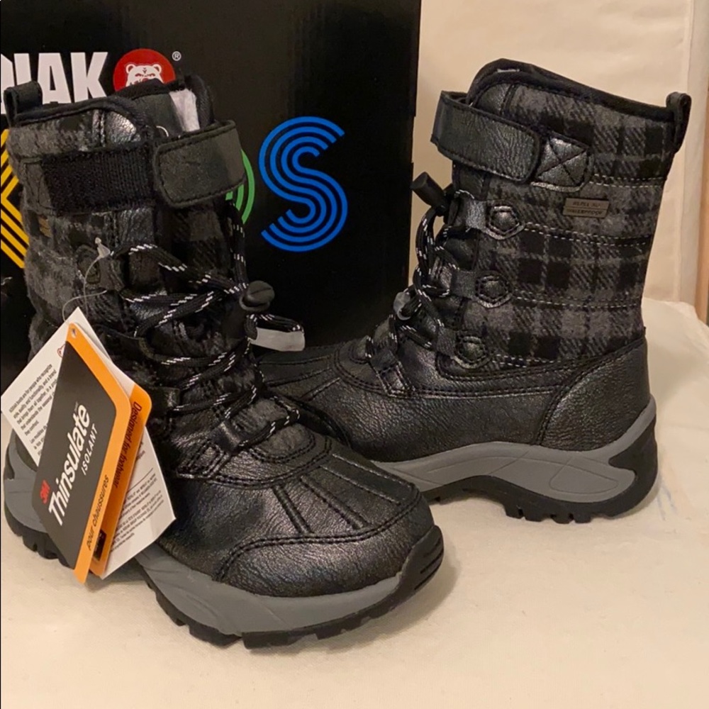 Kodiak kids waterproof snow boots